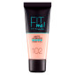 Maybelline New York Fit Me Matte &amp; Poreless Fondotinta Liquido Opacizzante Pelli da Normali a Grasse Colore 102 Fair Ivory