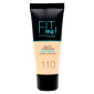 Immagine 1 - Maybelline New York Fit Me Matte & Poreless Fondotinta Liquido Opacizzante Pelli da Normali a Grasse Colore 110 Porcelain