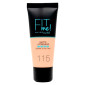 Immagine 1 - Maybelline New York Fit Me Matte & Poreless Fondotinta Liquido Opacizzante Pelli da Normali a Grasse Colore 115 Ivory