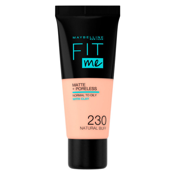 Fit Me Matte & Poreless Fondotinta 230 Natural Buff Maybelline Fit Me Matte & Poreless Fondotinta 230 Natural Buff Maybelline