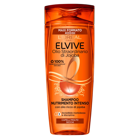 L'Oréal Paris Elvive Olio Straordinario di Jojoba Shampoo Nutriente L'Oréal Paris Elvive Olio Straordinario di Jojoba Shampoo Nutriente