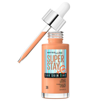 Maybelline New York Superstay Skin Tint 24H Fondotinta in Siero con Vitamina...