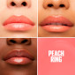 Immagine 5 - Maybelline New York Lifter Gloss Candy Drop Lucidalabbra con Acido Ialuronico Rimpolpante Idratante 22 Peach Ring [TERMINATO]