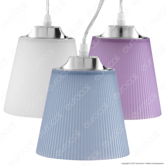 V-TAC VT-1036 Lampadario LED 7W Campana in Plastica Colorata Attacco V-TAC VT-1036 Lampadario LED 7W Campana in Plastica Colorata Attacco