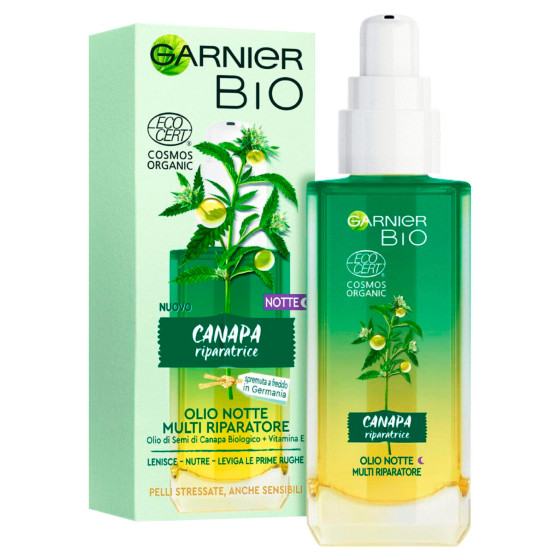 Garnier Bio Olio Notte Multi Riparatore Levigante Nutriente Lenitivo Garnier Bio Olio Notte Multi Riparatore Levigante Nutriente Lenitivo