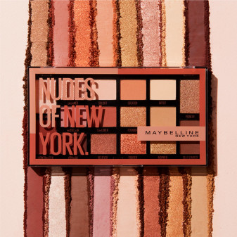 Palette Nudes of New York 16 Ombretti Naturali Maybelline New York