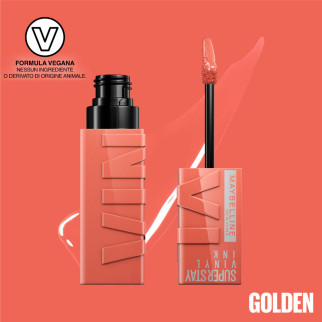 Maybelline New York SuperStay Vinyl Ink Rossetto 105 Golden