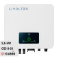 Livoltek Inverter Monofase On-Grid 3,6kW IP65 per Impianto Fotovoltaico CEI 0-21 - mod. GT1-3K6D1R11001 + LHE12DRR12001