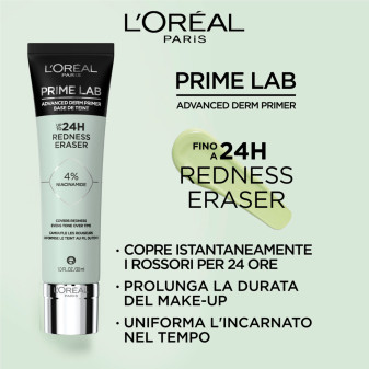 Prime Lab Primer Fissante e Anti Rossori per Pelli Chiare L'Oréal Paris
