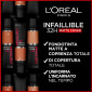 Immagine 2 - L'Oréal Paris Infaillible Matte Cover Fondotinta Liquido 32h SPF 25 con Niacinamide Colore 310 Warm Undertone - Flacone 30ml