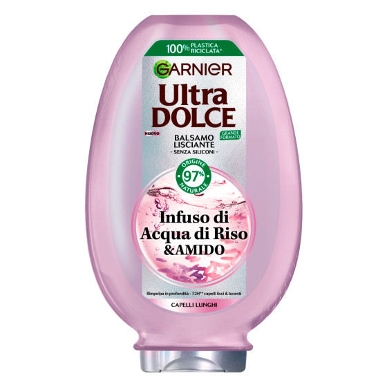 Garnier Ultra Dolce Balsamo Lisciante Acqua di Riso e Amido 360ml Garnier Ultra Dolce Balsamo Lisciante Acqua di Riso e Amido 360ml