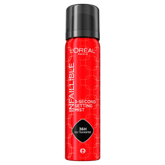 L'Oréal Paris Infaillible 3-Second Setting Mist Spray Fissante per Trucco...