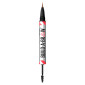 Immagine 2 - Maybelline New York Build-A-Brow Penna 2in1 con Gel Fissante per Sopracciglia Colore 255 Soft Brown