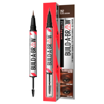 Maybelline New York Build-A-Brow Penna 2in1 con Gel Fissante per Sopracciglia...