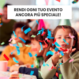25 Bicchieri in Carta Biodegradabile Fantasia Happy Day da 200ml