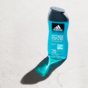 Ice Dive Refreshing Gel Doccia 3in1 Adidas - Flacone da 250ml