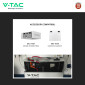Immagine 4 - V-Tac VT-48200B Batteria Rack BMS LiFePO4 48V 200Ah 9,60kWh per Inverter Impianto Fotovoltaico CEI 0-21 - SKU 11523