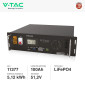 Immagine 3 - V-Tac Kit Inverter 3,6kW Monofase IP65 LCD CEI 0-21 + Batteria Rack LiFePO4 5.12kWh Impianto Fotovoltaico - SKU 11725 + 11377