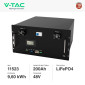 Immagine 3 - V-Tac Kit Inverter 3,6kW Monofase IP65 LCD CEI 0-21 + Batteria Rack LiFePO4 9.60kWh Impianto Fotovoltaico - SKU 11725 + 11523