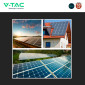 Immagine 8 - V-Tac Kit 3,69kW 9 Pannelli Solari Fotovoltaici 410W + Inverter Monofase + Batteria 9,60kWh - SKU 119109 + 11725 + 11523