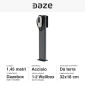 Immagine 2 - Daze Supporto da Terra in Acciaio per 1 o 2 Wall Box Compatibile con Dazebox - mod. SD01