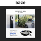 Immagine 4 - Daze Supporto da Terra in Acciaio per 1 o 2 Wall Box Compatibile con Dazebox - mod. SD01