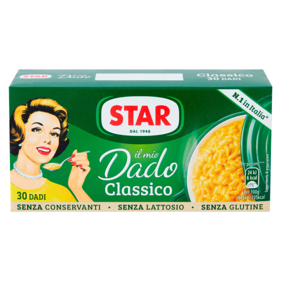 Star Il Mio Dado Classico Senza Glutine Senza Lattosio - 30 Dadi Star Il Mio Dado Classico Senza Glutine Senza Lattosio - 30 Dadi