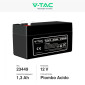 Immagine 2 - V-Tac VT-1.2-12 Batteria Piombo Acido 12V 1,3Ah con Attacchi T1 - SKU 23449