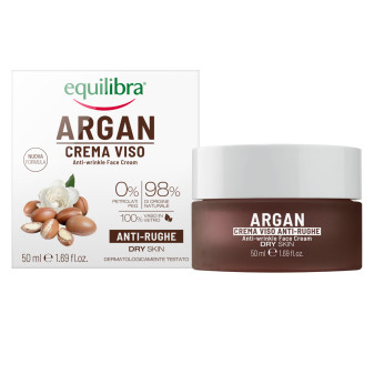 Equilibra Argan Crema Viso Anti-Rughe Nutriente Pelli Mature 50ml