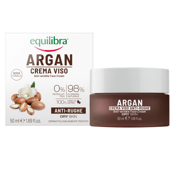 Equilibra Argan Crema Viso Anti-Rughe Nutriente Pelli Mature 50ml Equilibra Argan Crema Viso Anti-Rughe Nutriente Pelli Mature 50ml