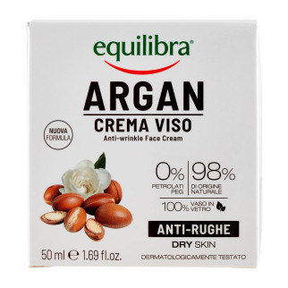 Equilibra Argan Crema Viso Anti-Rughe Nutriente Pelli Mature 50ml