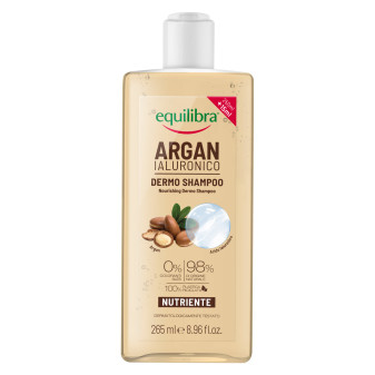 Equilibra Argan Ialuronico Dermo Shampoo Nutriente con Estratto di Argan...
