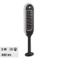 V-Tac VT-945 Lampada LED da Giardino 5W SMD Sensore PIR di Movimento Crepuscolare e Pannello Solare IP65 - SKU 6666 / 6665