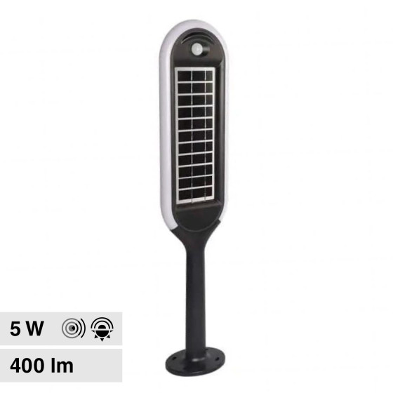 VT-945 Lampada LED Giardino 5W IP65 Sensore Pannello V-Tac VT-945 Lampada LED Giardino 5W IP65 Sensore Pannello V-Tac