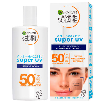 Garnier Ambre Solaire Fluido Protettivo Anti-Macchie Super UV SPF 50+