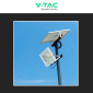 Immagine 7 - V-Tac VT-60W Faro LED Floodlight 20W IP65 Colore Bianco con Pannello Solare e Telecomando - SKU 10408 / 10409