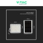 Immagine 7 - V-Tac VT-120W Faro LED Floodlight 15W IP65 Colore Bianco con Pannello Solare e Telecomando - SKU 7844 / 7843
