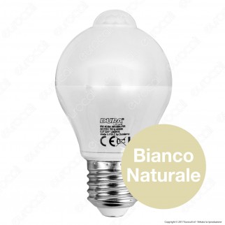 [TERMINATO] Duralamp Sensor Pir Lampadina LED E27 6W Bulb A65 con