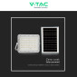 Immagine 11 - V-Tac VT-120W Faro LED Floodlight 15W IP65 Colore Bianco con Pannello Solare e Telecomando - SKU 7844 / 7843