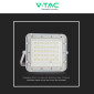 Immagine 13 - V-Tac VT-80W Faro LED Floodlight 10W IP65 Colore Bianco con Pannello Solare e Telecomando - SKU 7842 / 7841