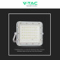 Immagine 12 - V-Tac VT-40W Faro LED Floodlight 6W IP65 Colore Bianco con Pannello Solare e Telecomando - SKU 7840 / 7839