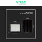 Immagine 8 - V-Tac VT-120W Faro LED Floodlight 15W IP65 Colore Nero con Pannello Solare e Telecomando - SKU 7826 / 7825