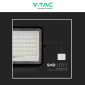 Immagine 9 - V-Tac VT-120W Faro LED Floodlight 15W IP65 Colore Nero con Pannello Solare e Telecomando - SKU 7826 / 7825