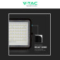 Immagine 10 - V-Tac VT-120W Faro LED Floodlight 15W IP65 Colore Nero con Pannello Solare e Telecomando - SKU 7826 / 7825