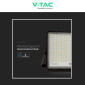 Immagine 13 - V-Tac VT-240W Faro LED Floodlight 30W IP65 Colore Nero con Pannello Solare e Telecomando - SKU 7830 / 7829