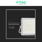 Immagine 9 - V-Tac VT-180W Faro LED Floodlight 20W IP65 Colore Bianco con Pannello Solare e Telecomando - SKU 7846 / 7845