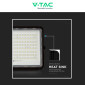 Immagine 10 - V-Tac VT-180W Faro LED Floodlight 20W IP65 Colore Nero con Pannello Solare e Telecomando - SKU 7828 / 7827