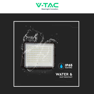 VT-180W Faro LED 20W INero P65 Pannello e Telecomando V-Tac