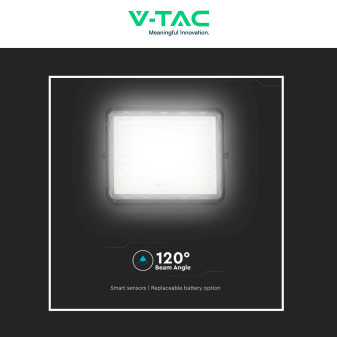 VT-180W Faro LED 20W INero P65 Pannello e Telecomando V-Tac