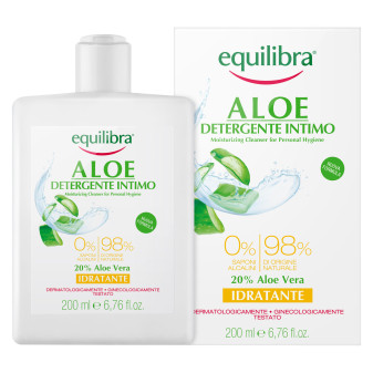 Equilibra Aloe Detergente Intimo Idratante con Aloe Vera Azione Lenitiva e...